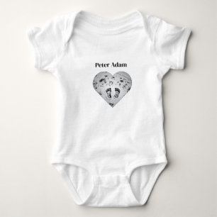 Personalisiertes Stier-Baby-Body  Baby Strampler
