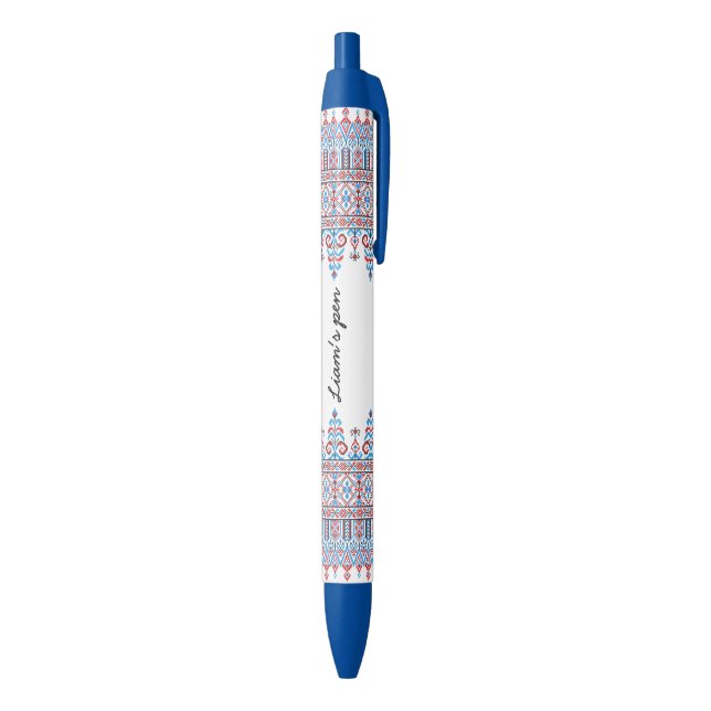 Personalisiertes Stift-Kreuzstich Kugelschreiber (Unterseite (Vertikal))