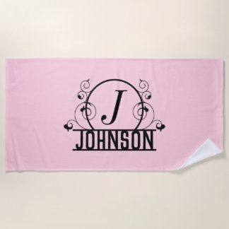Personalisiertes Strandtuch mit individuellem Name