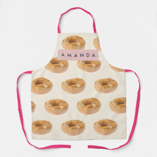 Personalisiertes Streusel-Muster für Pastell-Donut Schürze