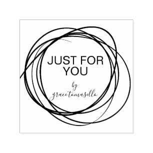 Personalisiertes, stylisches Skript für Sie Permastempel