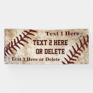 Personalisiertes Super Cooles Vintage-Baseball-Ban Banner