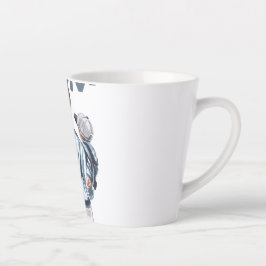 Personalisiertes Super-Mama-Geschenk mit Sohn und  Milchtasse