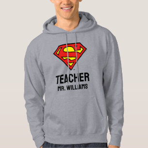 Personalisiertes Superman-Logo Hoodie