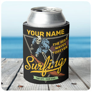 Personalisiertes Surfen Skelettreiten Wellenreiten Dosenkühler