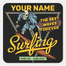 Personalisiertes Surfen Skelettreiten Wellenreiten