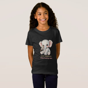 Personalisiertes süße Erinnerungen Elefant Kinder  T-Shirt