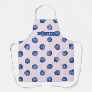 Personalisiertes Süßes Blaubeer-Aquarell-Geschenk  Schürze