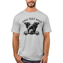 Personalisiertes süßes Hund-T-Shirt – Benutzerdefi