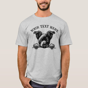 Personalisiertes süßes Hund-T-Shirt – Benutzerdefi T-Shirt