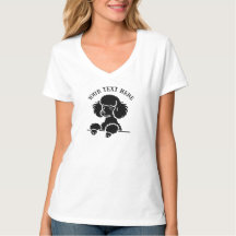 Personalisiertes süßes Hund-T-Shirt – Benutzerdefi