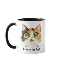 Personalisiertes süßes Katzen-Eis-Tag-Geschenk