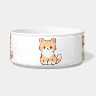 Personalisiertes süßes Katzen-Geschenk – Benutzerd Napf