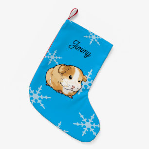 Personalisiertes süßes Meerschweinchen Festtags-Ha Kleiner Weihnachtsstrumpf