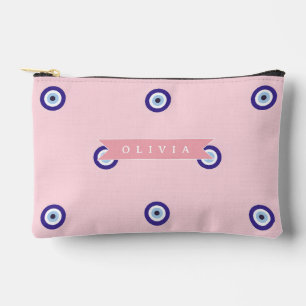 Personalisiertes süßes rosa böse-Augen-Geschenk zu Zubehörtasche