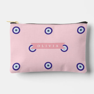 Personalisiertes süßes rosa böse-Augen-Geschenk zu Zubehörtasche