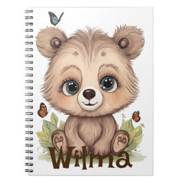Personalisiertes Sweetest Bären SpiralNotebook Notizblock