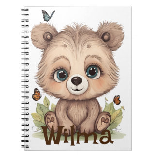 Personalisiertes Sweetest Bären SpiralNotebook Notizblock