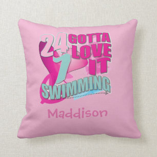Personalisiertes Swim-Geschenk Kissen