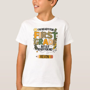 Personalisiertes T-Shirt, Bereit Für Die Erste Kla T-Shirt