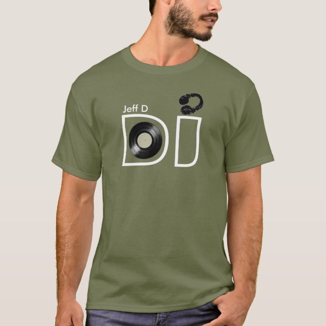 Personalisiertes T-SHIRT für den DJ (Vorderseite)