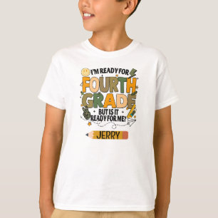 Personalisiertes T-Shirt für die 4. Klasse