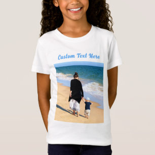 Personalisiertes T-Shirt mit Foto von Mama und Bab