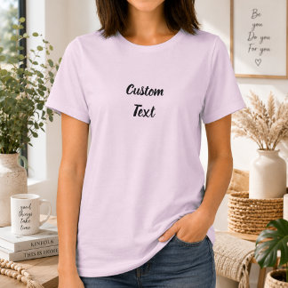 Personalisiertes T-Shirt mit individuellem Text fü