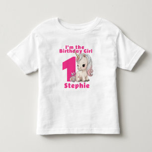 Personalisiertes T-Shirt zum ersten Geburtstag für