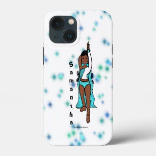 Personalisiertes Tänzer iPhone-/iPad-Case Aqua Cap iPhone 13 Mini Hülle