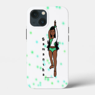 Personalisiertes Tänzer iPhone / iPad Case Green S 13 Mini Hülle