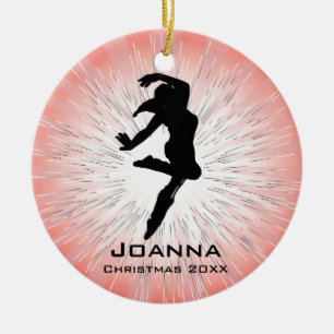 Personalisiertes Tanzschmuck Keramikornament