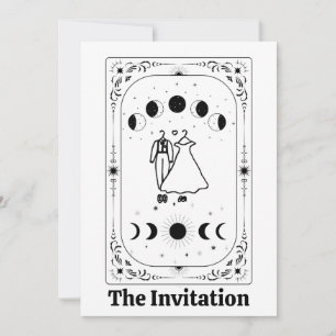 Personalisiertes Tarot-Schicksal Himmelsmond Magis Einladung