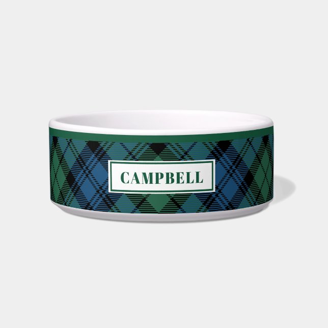 Personalisiertes Tartan Clan Campbell Kariertes Mu Napf (Vorderseite)