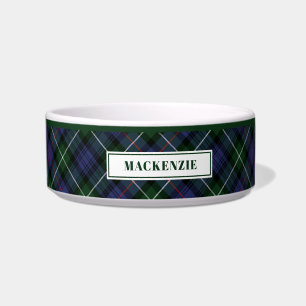 Personalisiertes Tartan Clan MacKenzie Kariertes M Napf