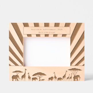 Personalisiertes Taufgeschenk für JW! Geätzte Rahmen