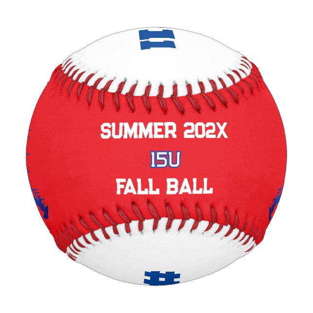 Personalisiertes Team-Baseball Baseball (Vorderseite)