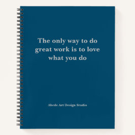 Personalisiertes Team Slogan-Adressbuch Notizbuch