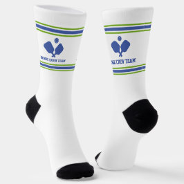 Personalisiertes Team von Blue Green Pickleball Pa Socken