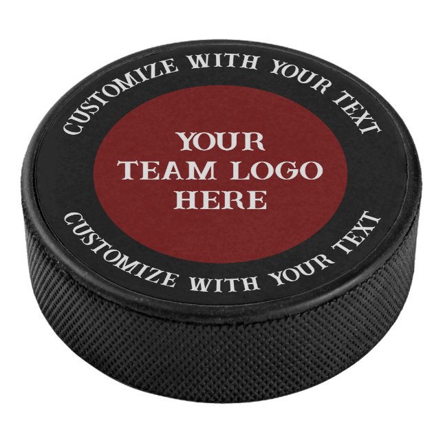 Personalisiertes Teamlogo Eishockey Puck (3/4)