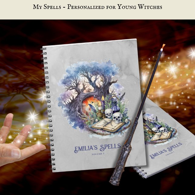 Personalisiertes Teenager Hexenzeitschrift Grimoir Notizblock (Von Creator hochgeladen)