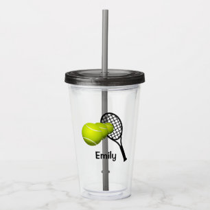 Personalisiertes Tennis Acryltrinkbecher