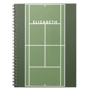 Personalisiertes Tennis-Geschenk Notizblock