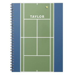 Personalisiertes Tennis-Geschenk-Notizbuch Notizblock