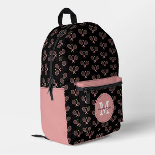 Personalisiertes Tennis-Muster Tennisspieler Bedruckter Rucksack