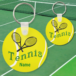 Personalisiertes Tennis Schlüsselanhänger Tennis