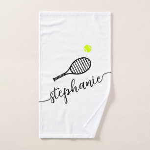Personalisiertes Tennis Skript Handtuch