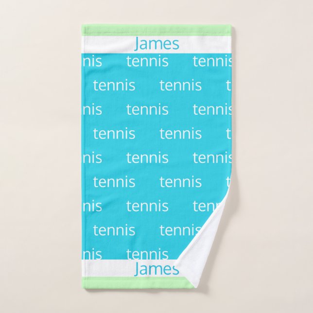 Personalisiertes Tennis trägt Handtuch zur Schau (Handtuch)