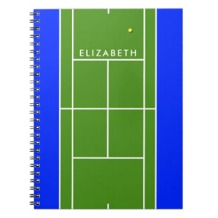 Personalisiertes TennisNotebook Notizblock