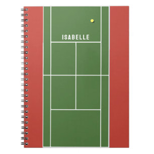 Personalisiertes TennisNotebook Notizblock